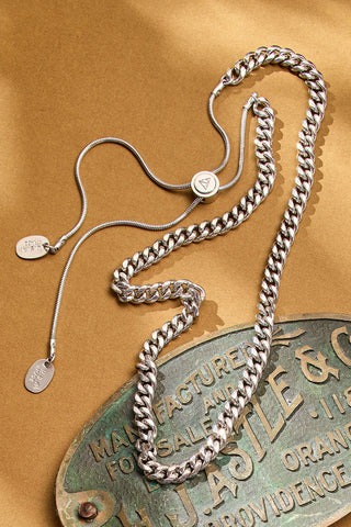 lineage chain adjustable necklace