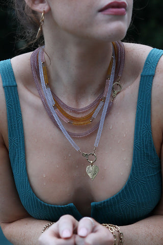 Through the Fire Heart Charm