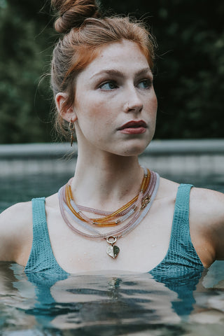 magic hour beaded necklace