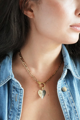 Through the Fire Heart Charm