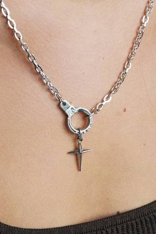 Hold Steady Cross Charm