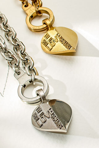 Through the Fire Heart Charm