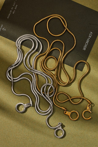 What Goes Around Comes Around Necklace w/ Double Cuff Keepers