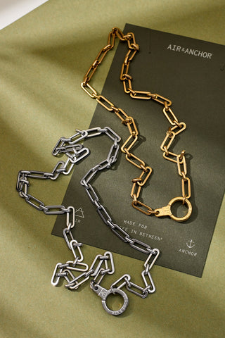 holding it all together chain cuff keeper necklace
