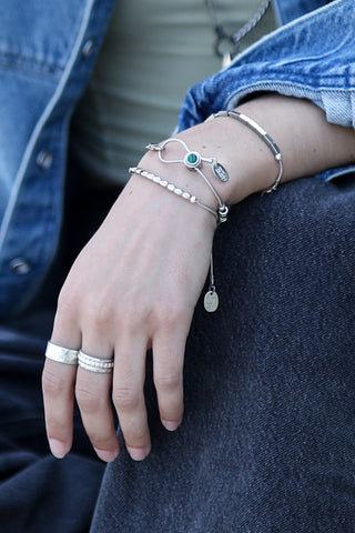 pull some strings adjustable bracelet with tiger’s eye