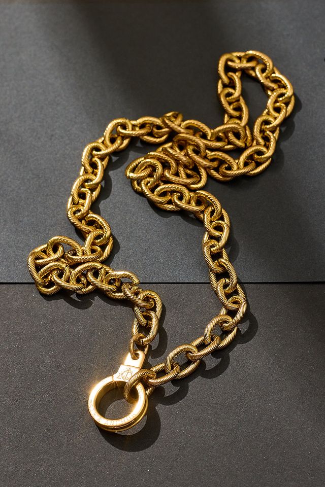 Hope Chain Cuff Keeper Necklace