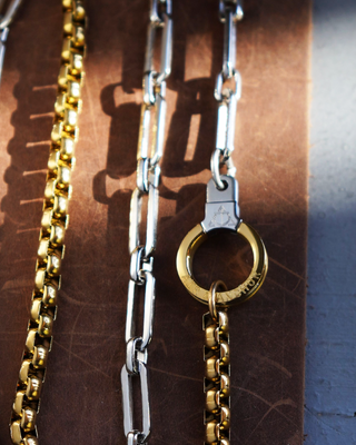 Chain Reaction Wrap Cuff Keeper Necklace