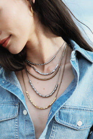 pull some strings adjustable necklace with tiger’s eye