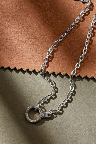 Linked Up Close Cuff Keeper Necklace