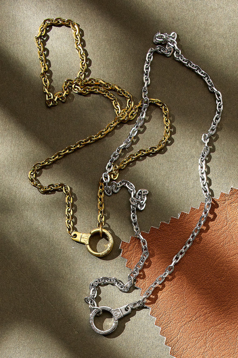 Linked Up Close Cuff Keeper Necklace