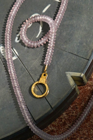 all in a row beaded necklace with cuff keeper