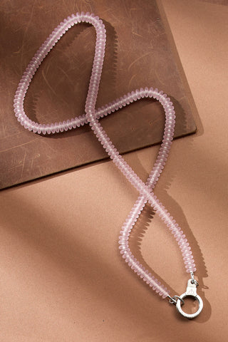 all in a row beaded necklace with cuff keeper