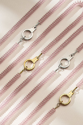 all in a row beaded necklace with cuff keeper