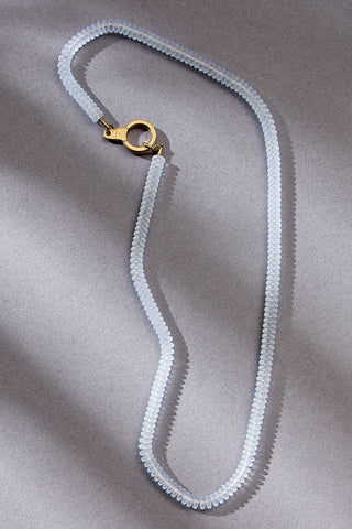 all in a row beaded necklace with cuff keeper