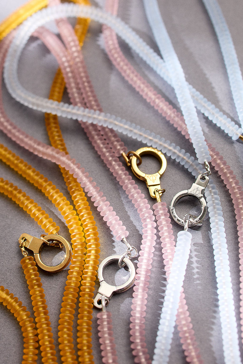 all in a row beaded necklace with cuff keeper