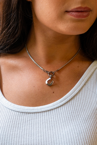 No. 102 Bristol Chain Mini Cuff Keeper Necklace