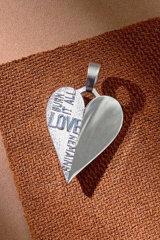 Through the Fire Heart Charm