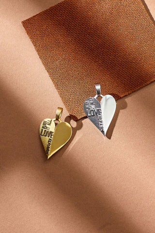 Through the Fire Heart Charm