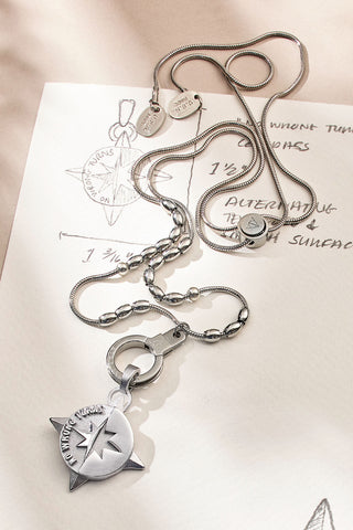 right here, right now necklace set