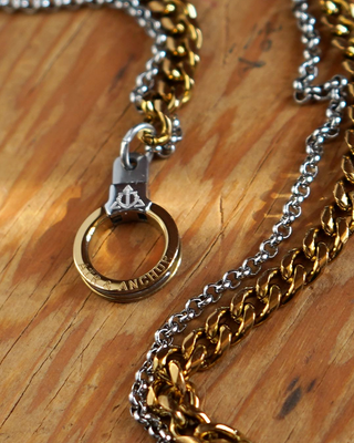 Double Standard Cuff Keeper Necklace