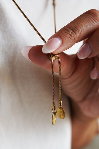 holding it all together chain adjustable necklace