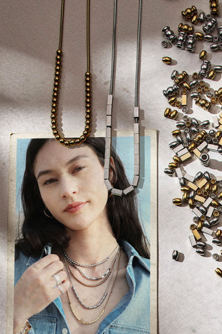 pull some strings adjustable necklace with tiger’s eye