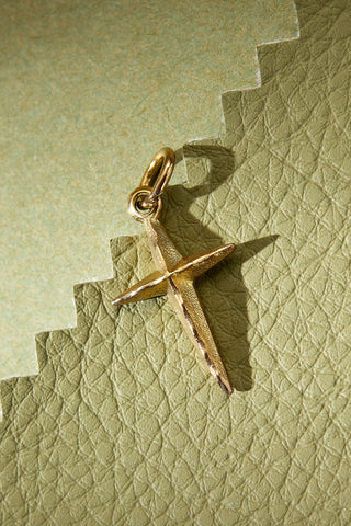 Hold Steady Cross Charm