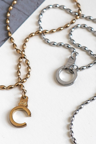 No. 101 Slater Chain Mini Cuff Keeper Necklace
