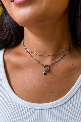 No. 101 Slater Chain Mini Cuff Keeper Necklace
