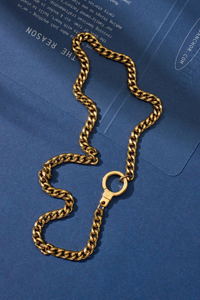 Lineage Chain Cuff Keeper Necklace
