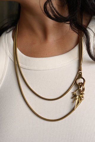 Here Comes the Sun Necklace Set