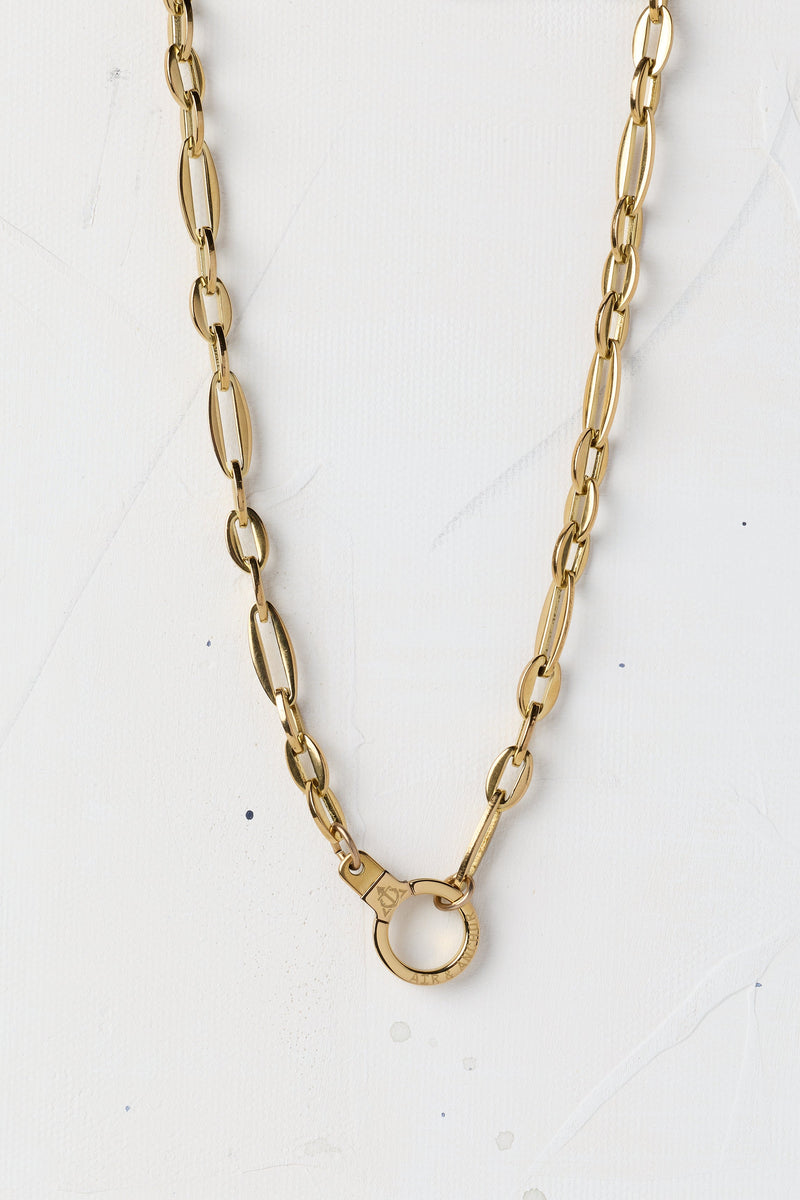 no. 406 bartlett chain cuff keeper necklace