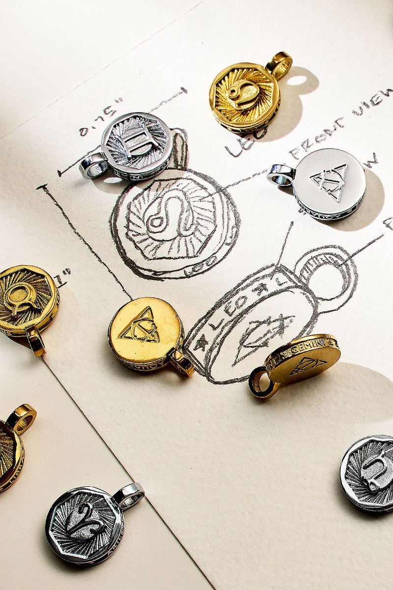 Trip Around the Sun Zodiac Charm