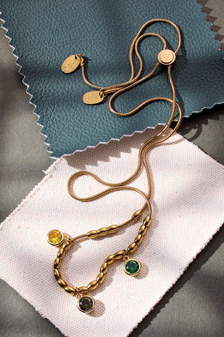 how it always goes adjustable necklace