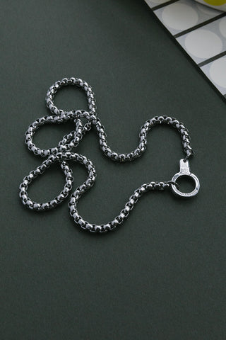 Stainless Steel Journey Chain Cuff Keeper Necklace