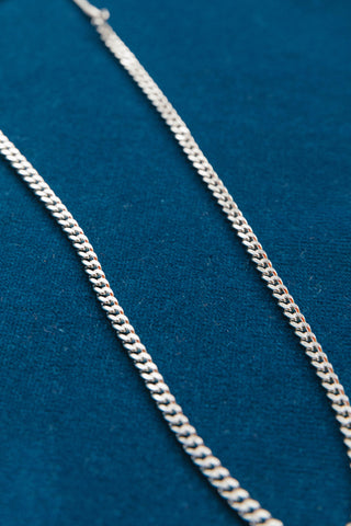 adjustable curb chain unisex necklace