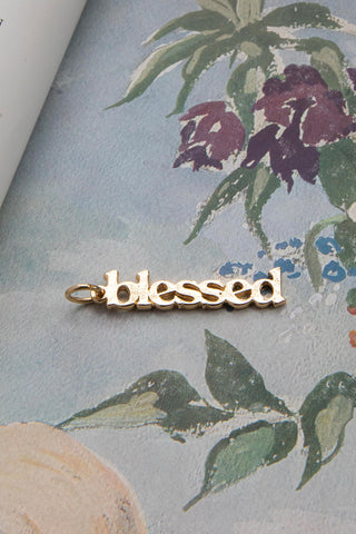 Too Blessed to Be Stressed Pendant