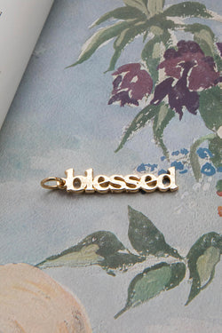 Too Blessed to Be Stressed Pendant
