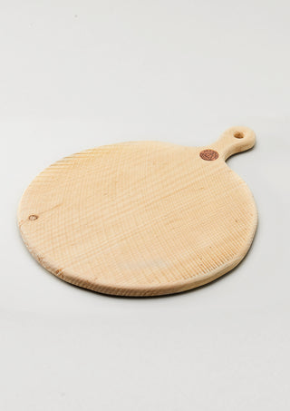 Old Pine Round Serving Board with Handle
