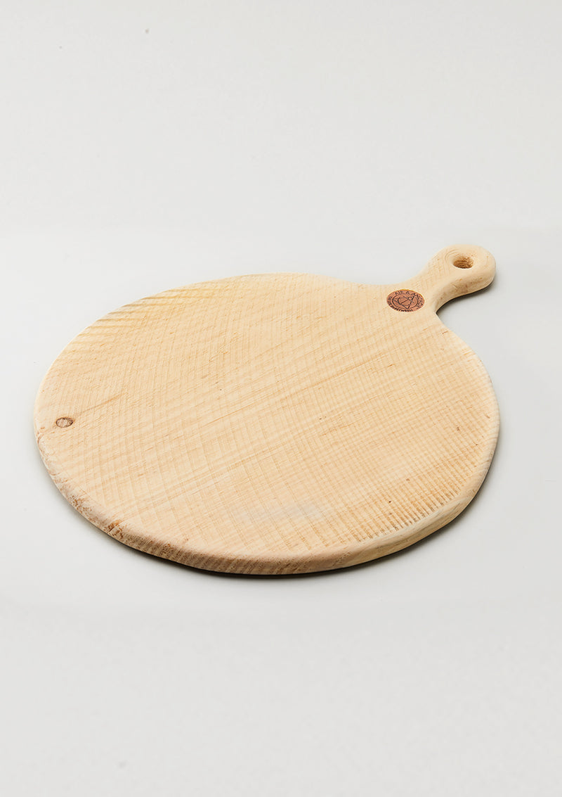 Old Pine Round Serving Board with Handle