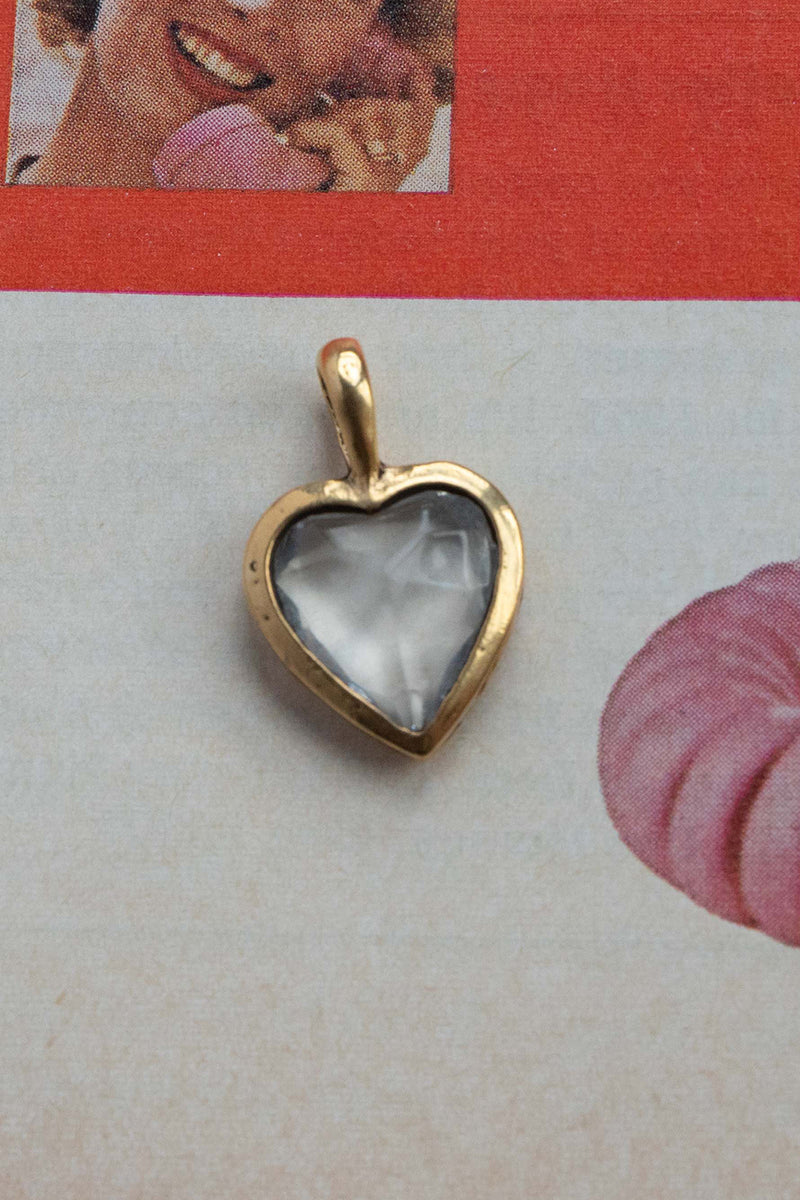 A Force Like No Other Vintage Crystal Heart